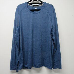 REI Co-op Swiftland Running Long Sleeve T Shirt Blue #202657 Men's sz 3XL